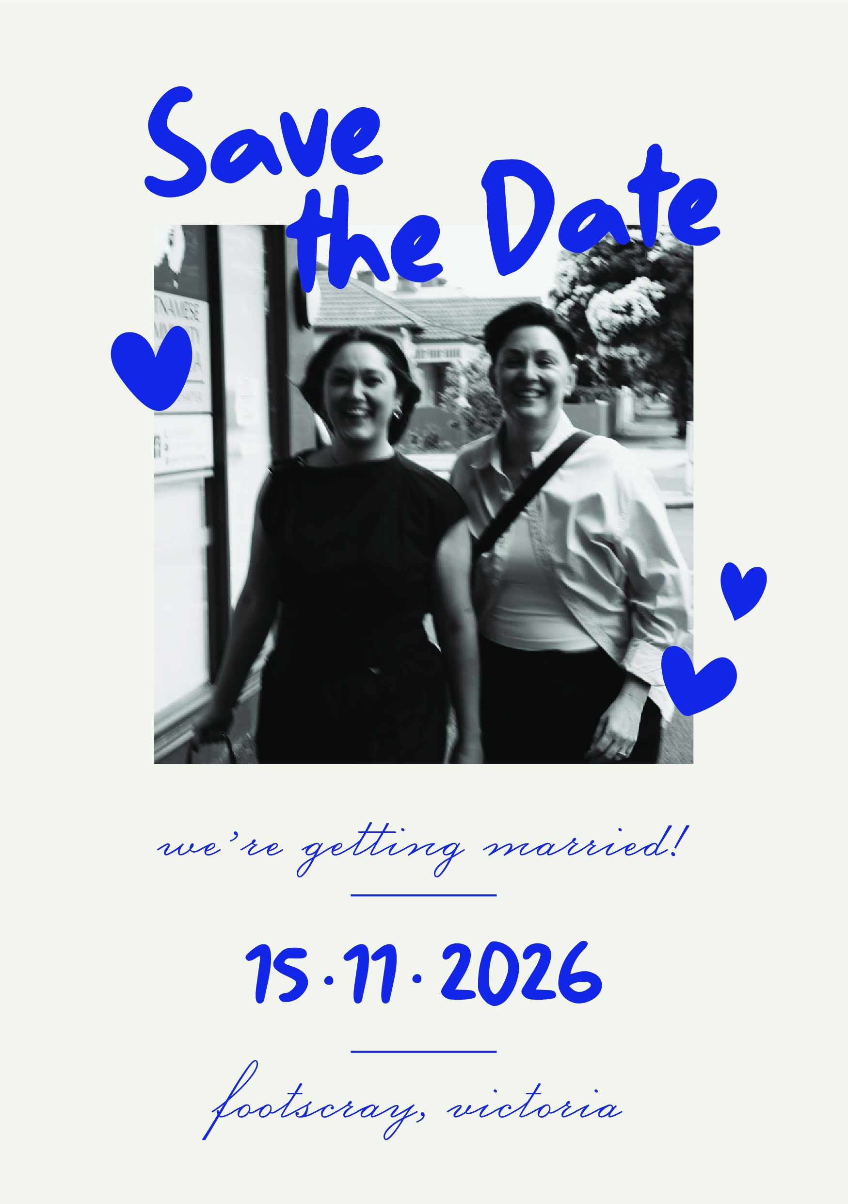 Save the Date - 15 November 2026, Footscray, Victoria
